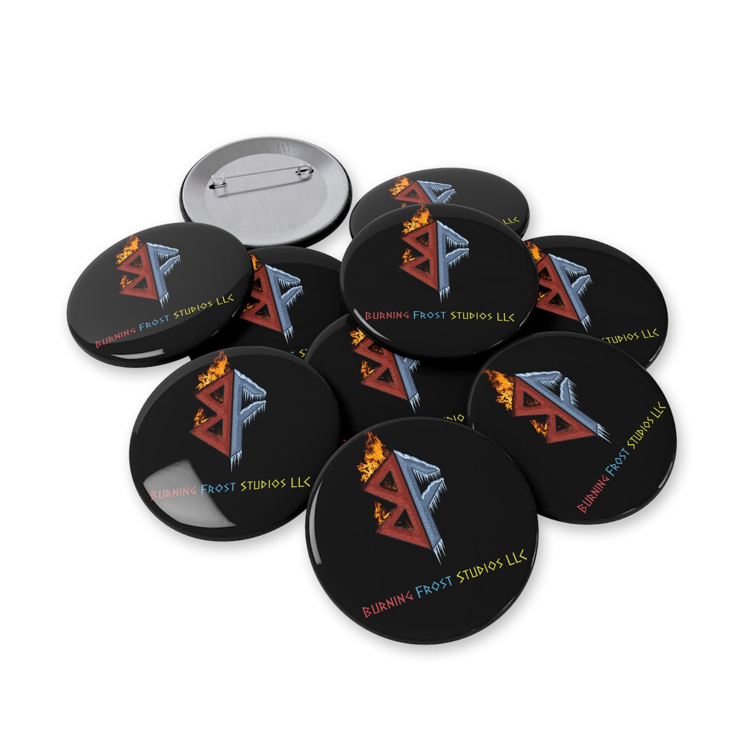 Burning Frost Studios™ Round Pins