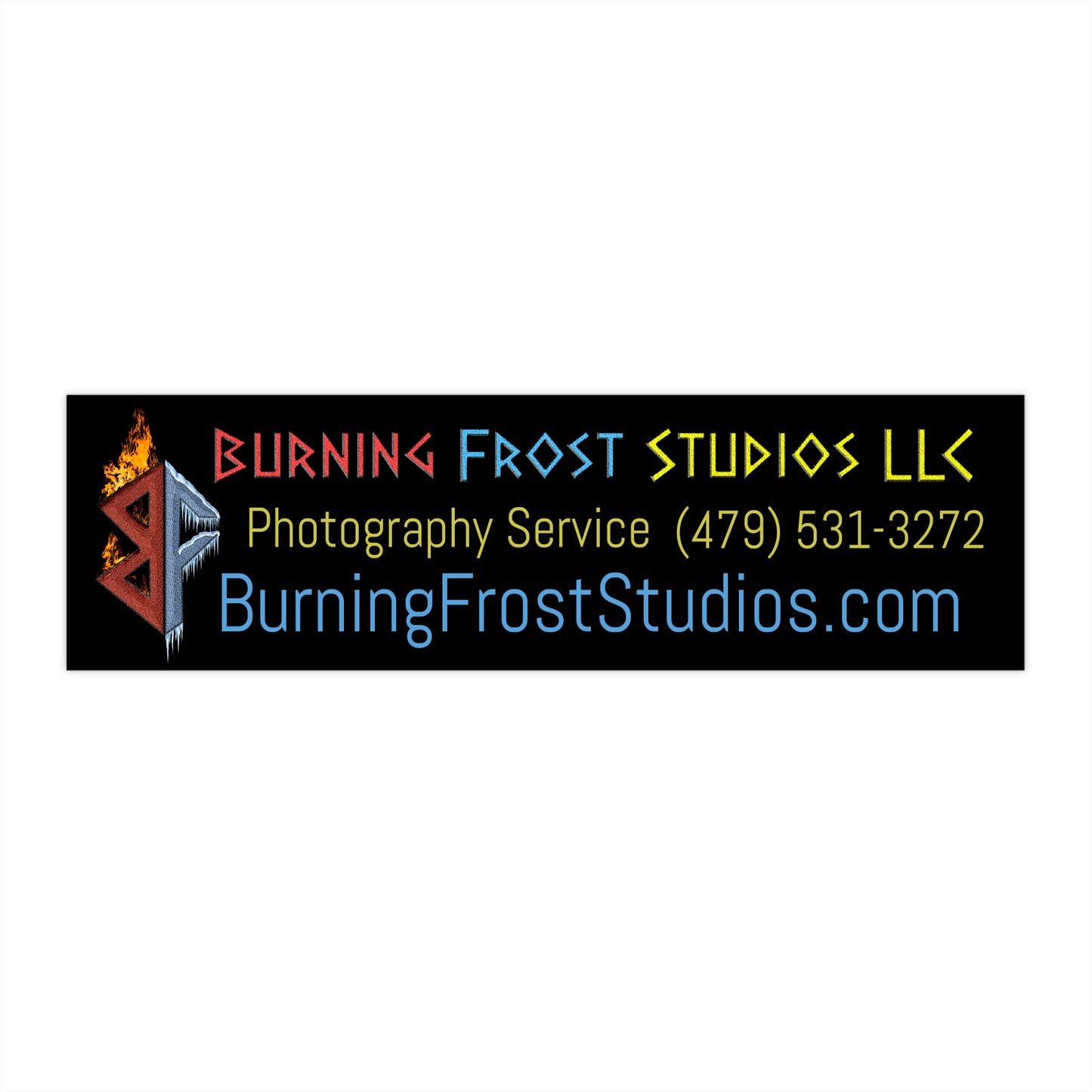 Burning Frost Studios™ Bumper Sticker